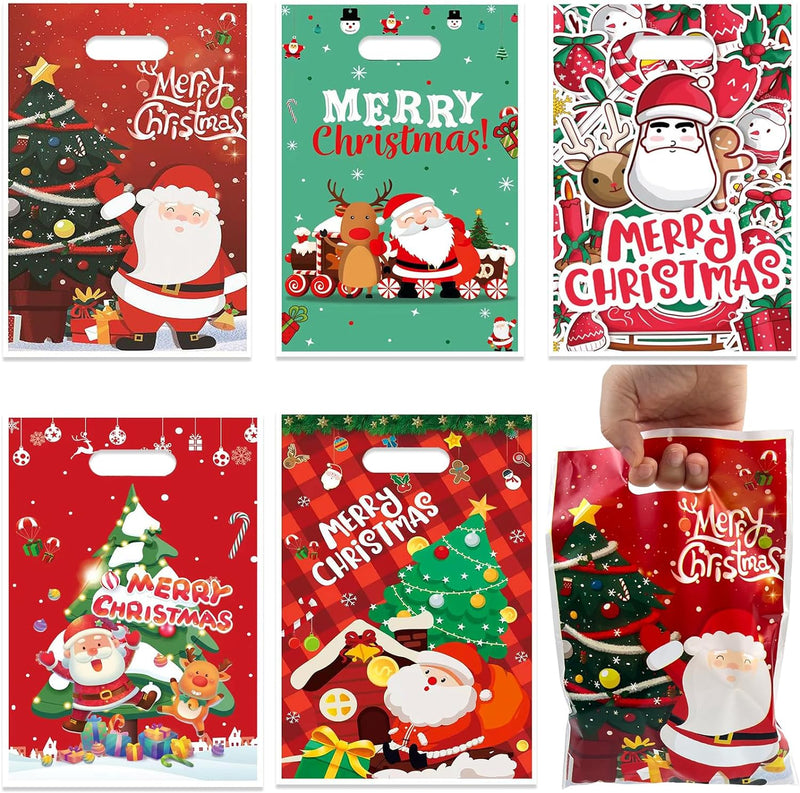 Cartoon Christmas Themed Candy Gift Bags