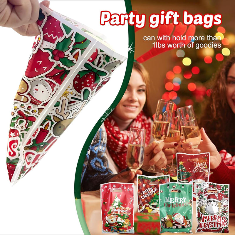 Cartoon Christmas Themed Candy Gift Bags