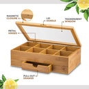 Bamboo Box 8 Piece Expandable Drawer