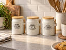 Storage Canister with Bamboo Lid & Spoon