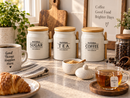 Storage Canister with Bamboo Lid & Spoon