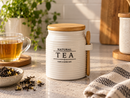 Storage Canister with Bamboo Lid & Spoon
