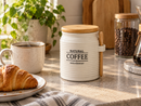 Storage Canister with Bamboo Lid & Spoon