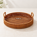 Decorative Woven Trays for Coffee Table, Kitchen & Home Decor