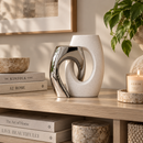 Modern Abstract Interlocking Sculpture