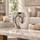 Modern Abstract Interlocking Sculpture
