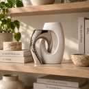 Modern Abstract Interlocking Sculpture