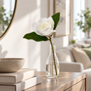Real Touch White Magnolia Artificial Flower Stem
