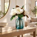 Real Touch White Magnolia Artificial Flower Stem