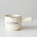 Ceramic Coffee Mug with Side Handle – Minimalist Design