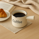 Ceramic Coffee Mug with Side Handle – Minimalist Design