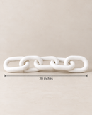 Sculptural Link Chain Decor
