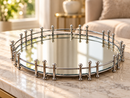 Luxe Round Mirrored Tray