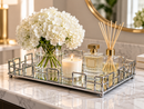 Luxe Geometric Mirrored Tray