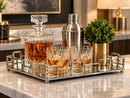 Luxe Geometric Mirrored Tray