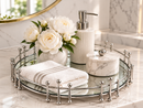 Luxe Round Mirrored Tray