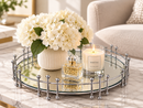 Luxe Round Mirrored Tray