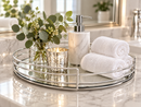 Luna Round Mirrored Tray