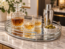 Luna Round Mirrored Tray