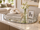 Luna Round Mirrored Tray