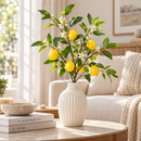Artificial Lemon Branch with 6 Fruits