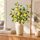 Artificial Lemon Branch with 6 Fruits