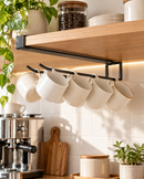 Space-Saving Coffee Cup Organizer in Black or White