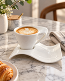 Elegant Wave Coffee Set – 2 Piece