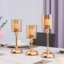 Glass Candleholders Clear