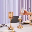 Glass Candleholders Clear