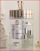 Rotating Adjustable Cosmetic Storage