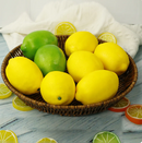 20 PCS Artificial Lemons Faux Fruits Green and Yellow Lemon