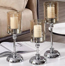 Glass Candleholders Clear
