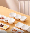 Porcelain White Tableware Plastic Seasoning