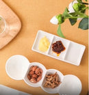 Porcelain White Tableware Plastic Seasoning