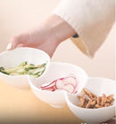 Porcelain White Tableware Plastic Seasoning