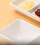 Porcelain White Tableware Plastic Seasoning