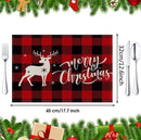 Christmas linen meal mat