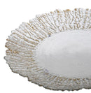 Wedding Floral Charger Plates Decor for Christmas Dinner