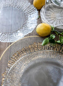 Wedding Floral Charger Plates Decor for Christmas Dinner