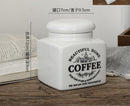 Farmhouse Style Ceramic Jar  – Coffee, Tea & Sugar .