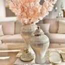 Modern Ceramic Ginger Jar Vase with Lid