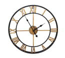 Wrought iron wall roman clock 18"/ 24"