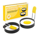 Non-stick round mold set for eggs (2 pieces)