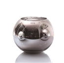 Electroplating golden mirror glass vase