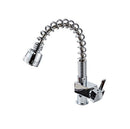 Stainless steel spring sink faucet