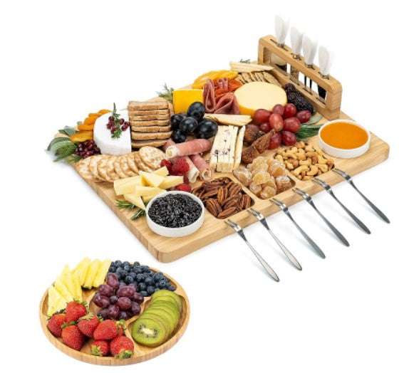Cutting Board Set with cutlery