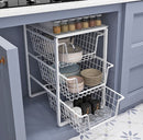 Double-layer and triple-layer storage rack