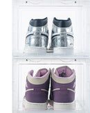 Shoe Box Clear Plastic Stackable (2 pcs)