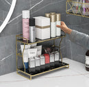 Bathroom cosmetic organizer rack